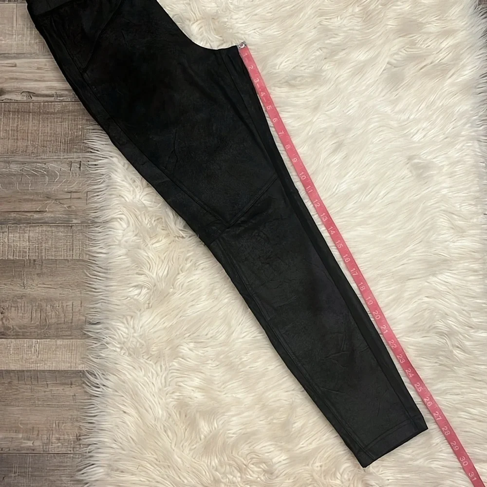 Free People midnight vegan suede skinny pant S